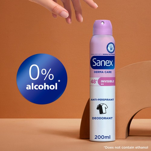 Sanex Derma Care+ Invisible 48-Hour Antiperspirant Spray Deodorant