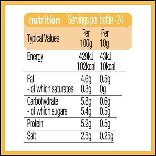 Heinz Yellow Mustard Mild 400ml