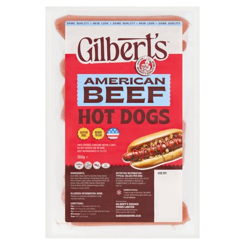 Gilbert's Beef Hot Dogs
