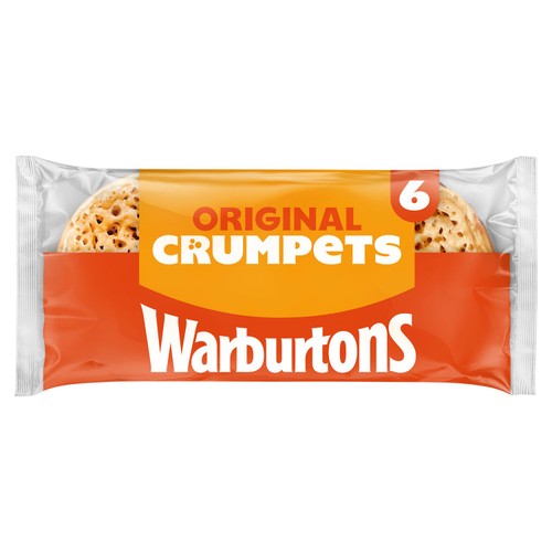 Warburtons 6 Original Crumpets