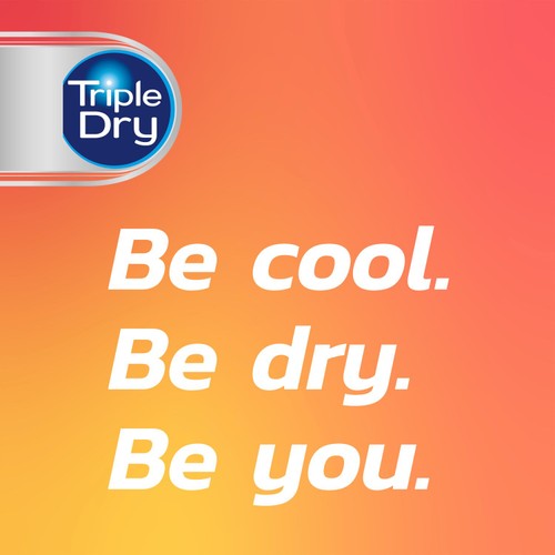 Triple Dry Classic Fragrance-Free Anti-Perspirant Roll On 100-Hours