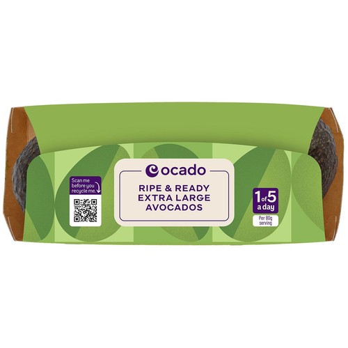 Ocado Extra Large Ripe & Ready Avocados