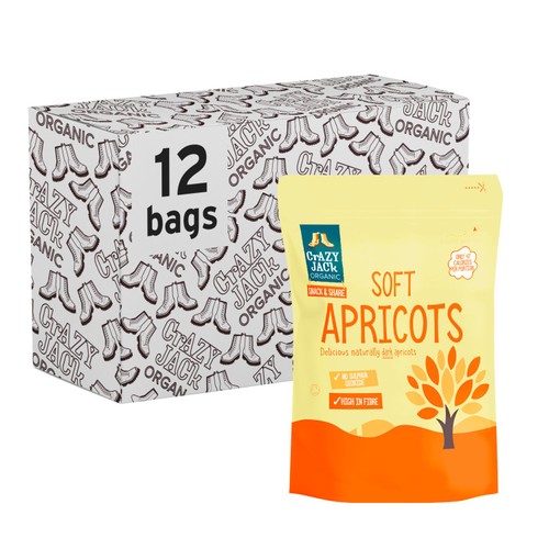 Crazy Jack Organic Soft Apricots Ready To Eat