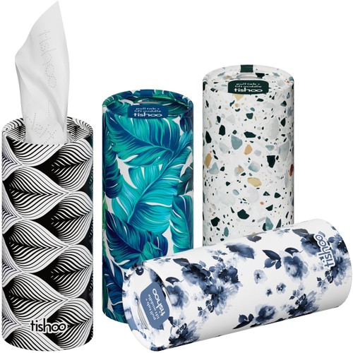 tishoo Hyaluronic Acid-infused 4-Ply Ultra Soft Tissues Various Designs