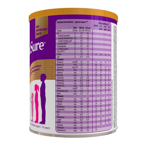 PaediaSure Shake, Vanilla Nutritional Supplement Powder, 1-10 Yrs