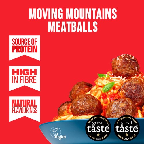 Moving Mountains Plant-Based Meatballs 
