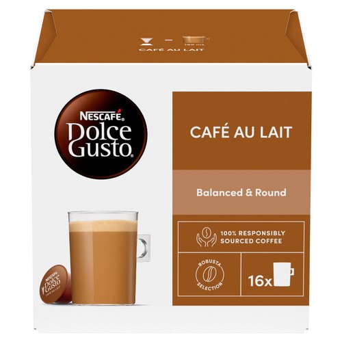 Nescafe Dolce Gusto Cafe Au Lait Pods