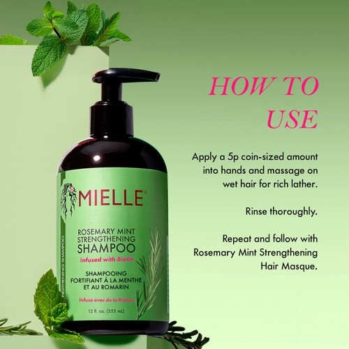 Mielle Rosemary Mint Strengthening Shampoo