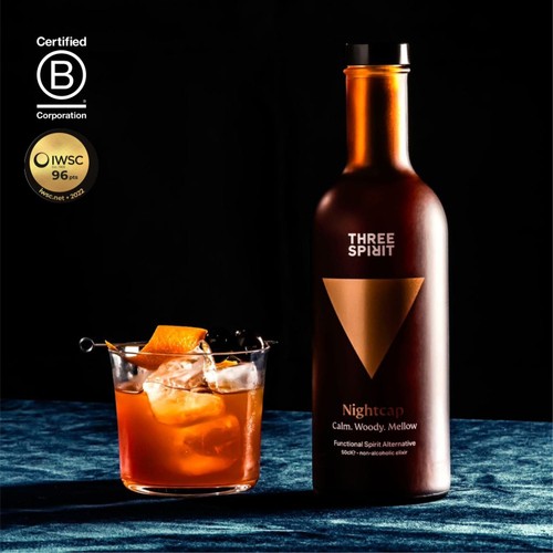 Three Spirit Nightcap Functional Non-Alcoholic Spirit Alternative