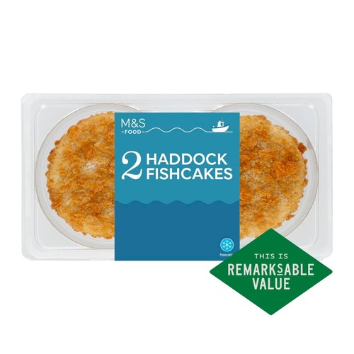 M&S 2 Haddock Fillet Fishcakes