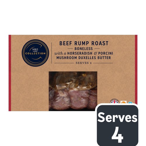 M&S Collection Beef Rump Roast with Duxelle Butter