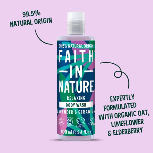 Faith In Nature Body Wash - Lavender & Geranium