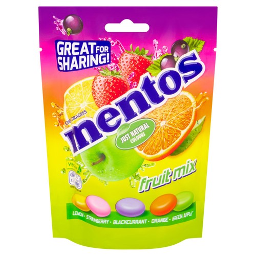 Mentos Fruit Mix Pouch Bag