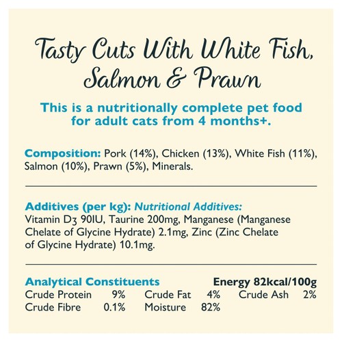 Lily's Kitchen Tasty Cuts in Gravy - Ocean Fish Wet Food for Cats