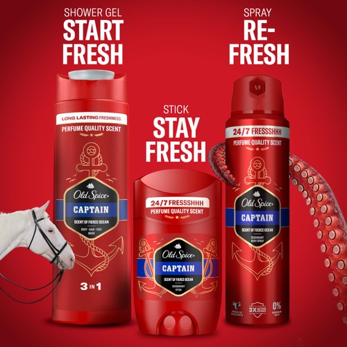 Old Spice Deodorant Stick Captain