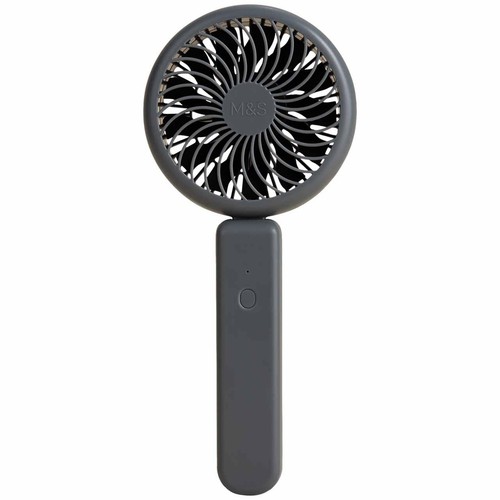 M&S USB Travel Fan, Charcoal