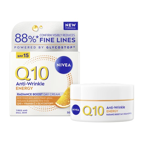 NIVEA Q10 Energy Anti-Wrinkle Day Face Cream SPF 15 