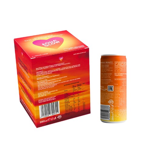 AQUA GLOW Mango Passion Collagen Drink