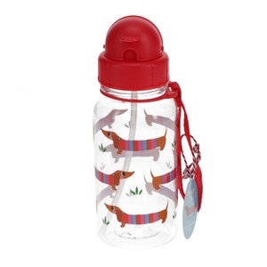 Rex London Prehistoric Land Water Bottle with Straw 500ml