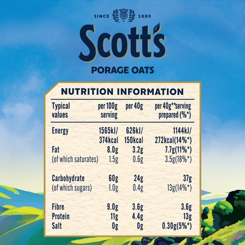 Scott's Porage Original Porridge Cereal Oats