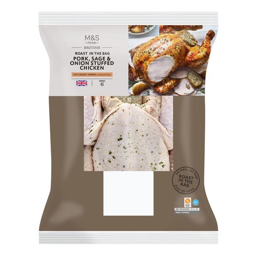 M&S British Ready To Cook Chicken Stuffed with Pork, Sage & Onion