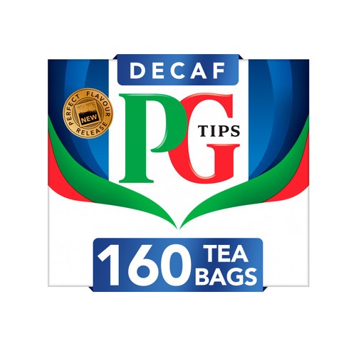 PG Tips Decaf 160 Plant Based Biodegradable Decaffeinated Tea Bags