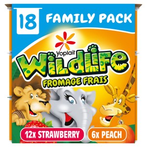 Wildlife Kids Strawberry & Peach Yoghurt Pots