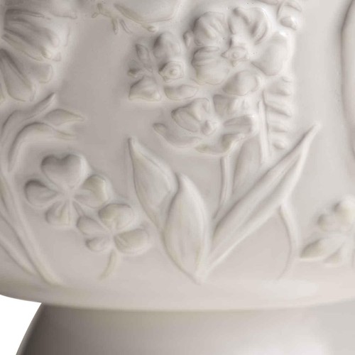 M&S Spring Meadow Footed Serving Bowl, Cream