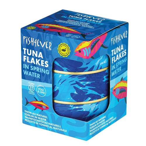 Fish 4 Ever Azores Skipjack Tuna Flakes in Spring Water