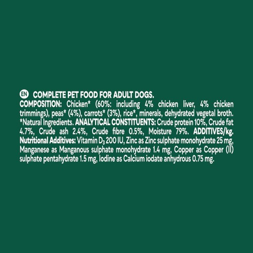 Natures Menu Pouches Food for Adult Dogs Chicken with Vegetables