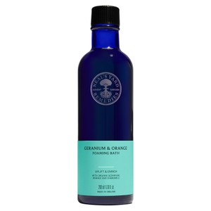 neals yard remedies geranium and orange foaming bath 200ml