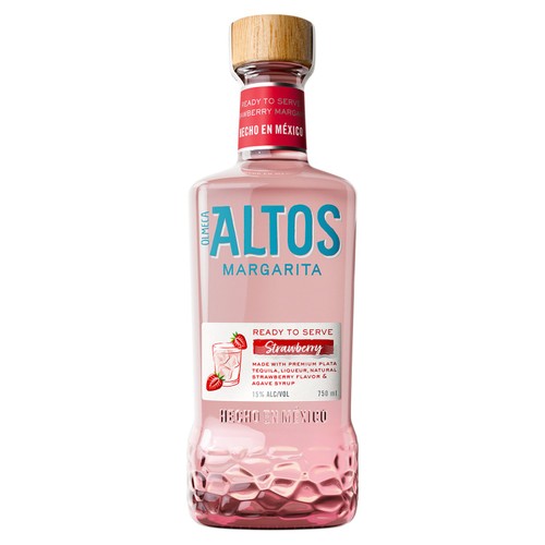 Olmeca Altos Tequila Ready to Serve Strawberry Margarita