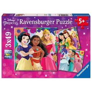 Ravensburger Disney Princess 3x 49 piece Jigsaw Puzzles - Ocado