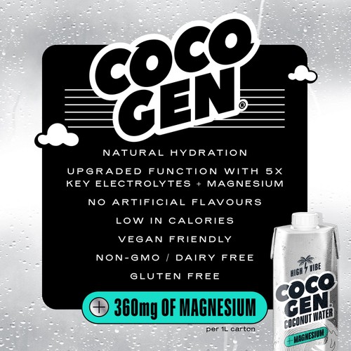 CocoGen Coconut Water + Magnesium