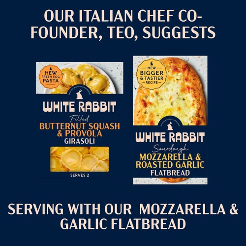 White Rabbit Gluten Free Butternut Squash & Sage Fresh Girasoli Pasta