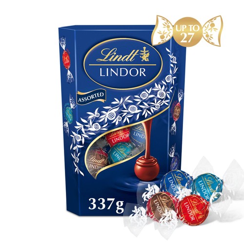 Lindt Lindor Blue Assorted Milk Chocolate Truffles Box