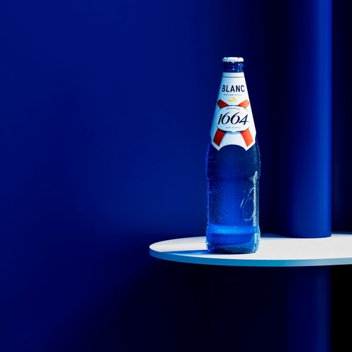 Kronenbourg 1664 Blanc Premium Lager Beer Bottle