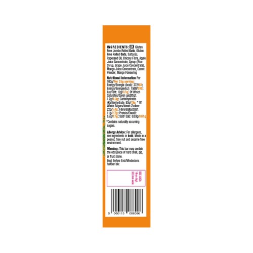 Creative Nature Mango & Carrot Kids snack bar Multipack