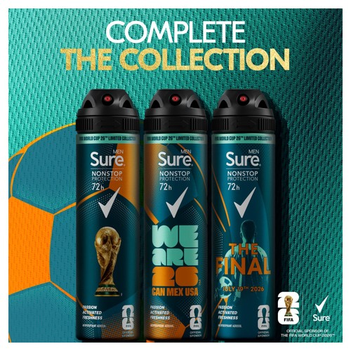 Sure Men Limited Edition Cobalt Dry 72h Antiperspirant Deodorant