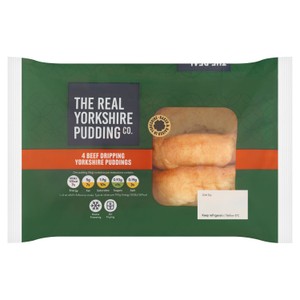 The Real Yorkshire Pudding Co. 4 Beef Dripping Yorkshire Puddings
