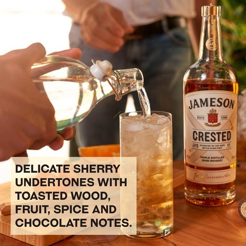 Jameson Crested Triple Distilled Blended Irish Whiskey