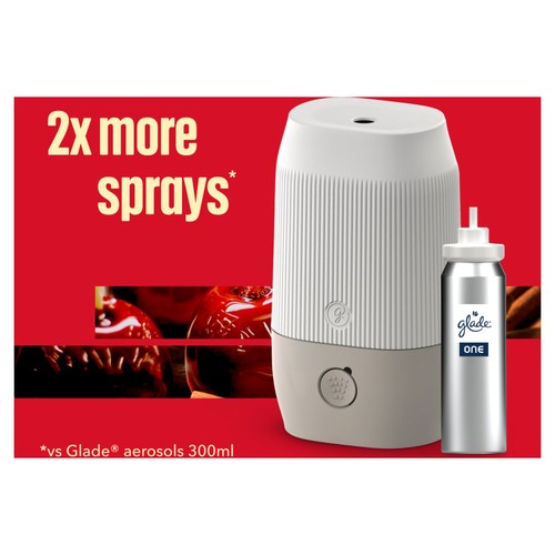 Glade ONE Sense & Spray Holder & Refill Apple & Cinnamon Air Freshener