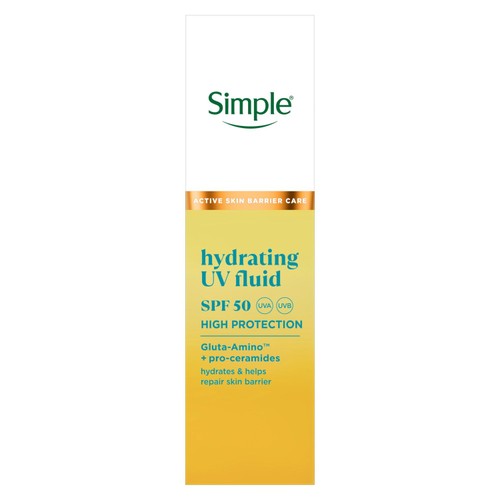 Simple Hydrating UV Face Fluid Moisturiser SPF50