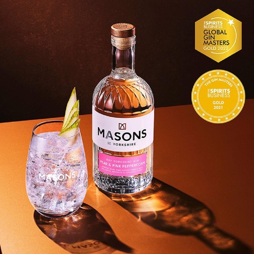 Masons of Yorkshire Pear & Pink Peppercorn Gin