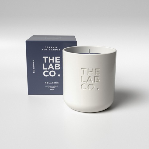 The Lab Co. Relaxing Ceramic Boxed Candle