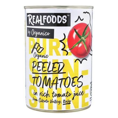 Realfoods Organic Peeled Tomatoes