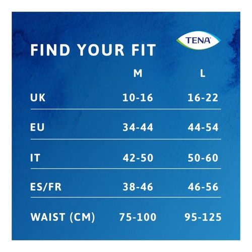 TENA Silhouette Incontinence Pants Black M