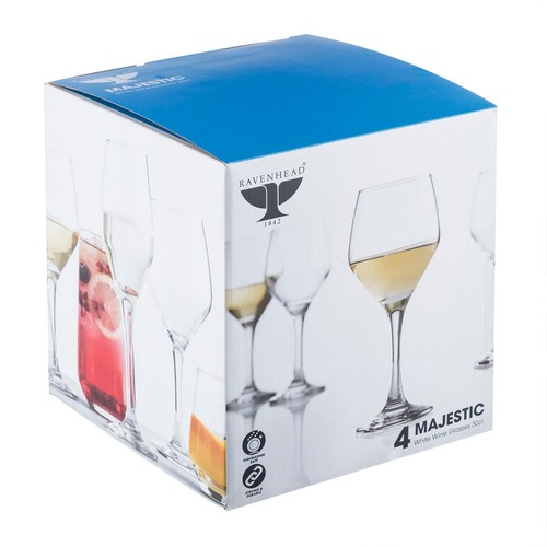 Ravenhead Majestic White Wine Glasses 30cl