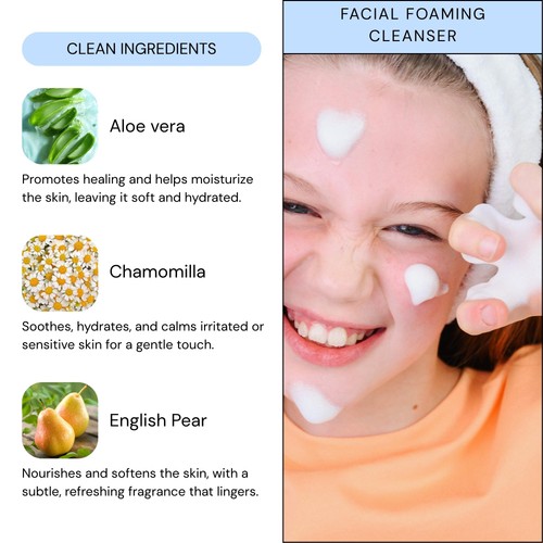 Lav Kids Facial Foaming Cleanser