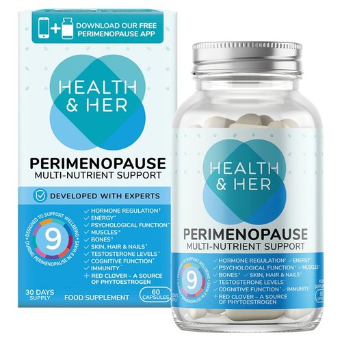 Health & Her Perimenopause Multi-nutrient Support Supplement Capsules 